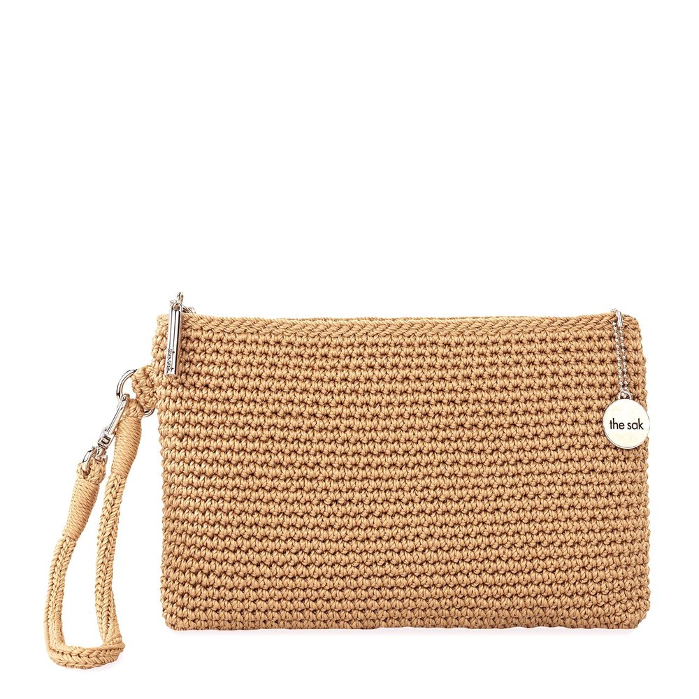Vita Wristlet Purse - Small Hand Crochet Clutch Everyday & Travel :>